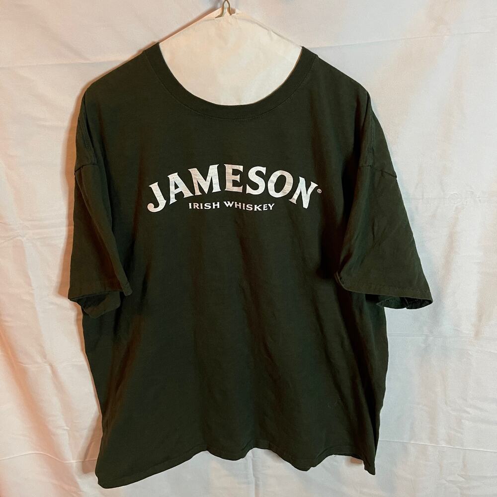 Jameson Irish Whiskey Green T-Shirt Size XL Short Sleeves